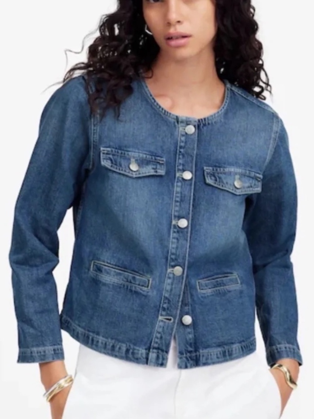 Madewell Denim Lady Jacket in Plymouth Wash